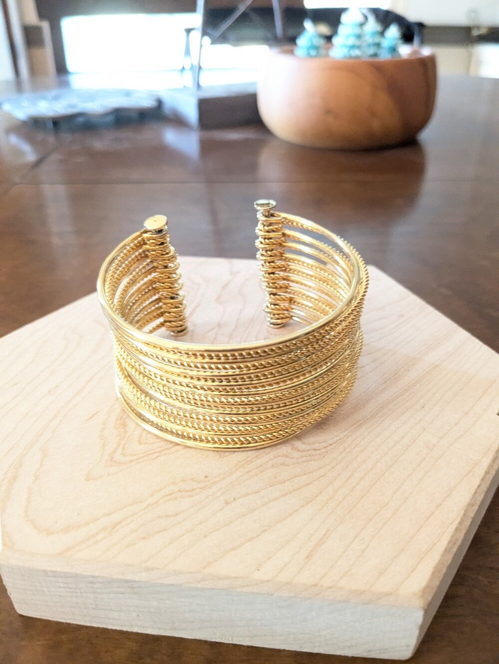 Park Lane Flair Gold Multi-Strand Cuff Bracelet